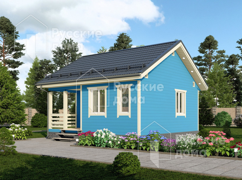Проект каркасной бани «БК 6»