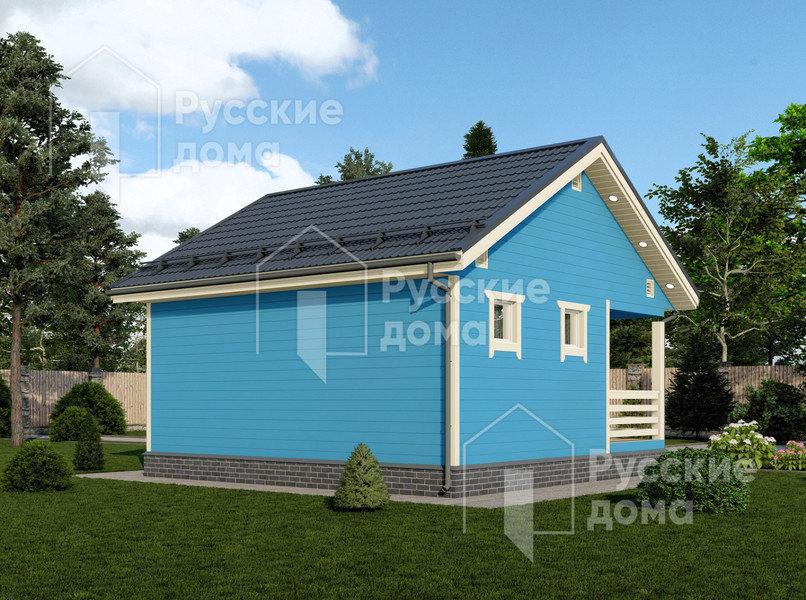 Проект каркасной бани «БК 6»