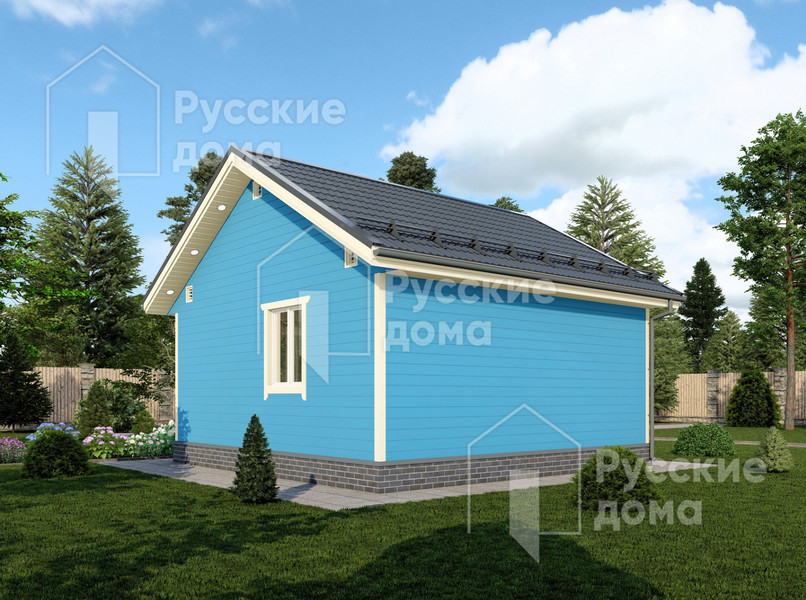 Проект каркасной бани «БК 6»