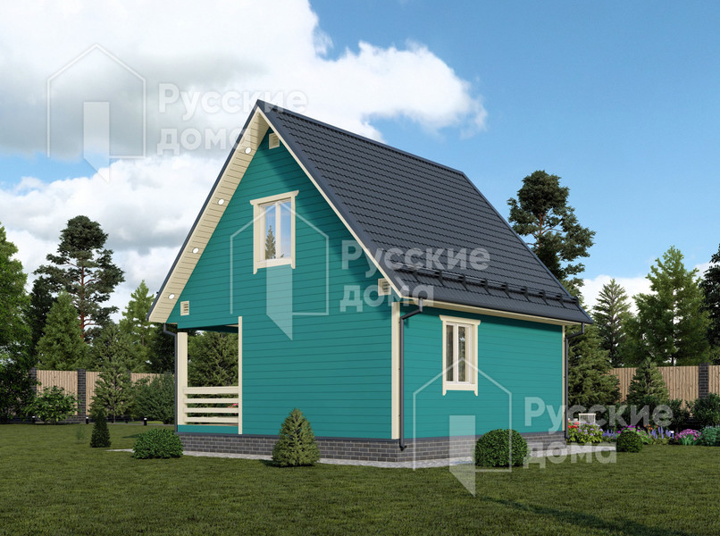 Проект каркасной бани «БК 18»