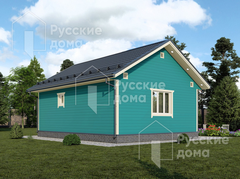 Проект каркасной бани «БК 19»