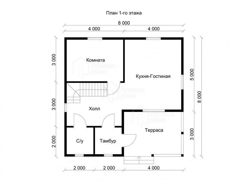 Проект каркасного дома «ДК092»