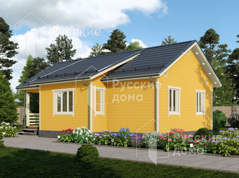 Проект каркасного дома «ДК119»