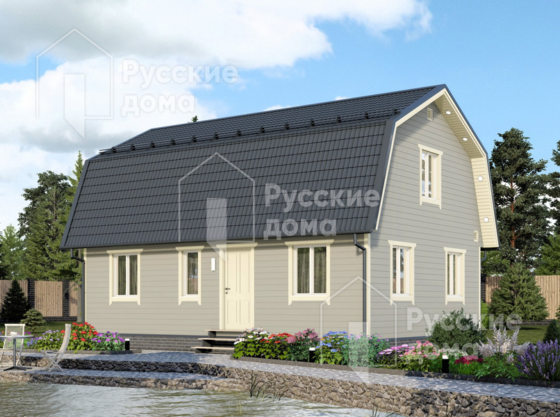 Проект каркасного дома «ДК158»