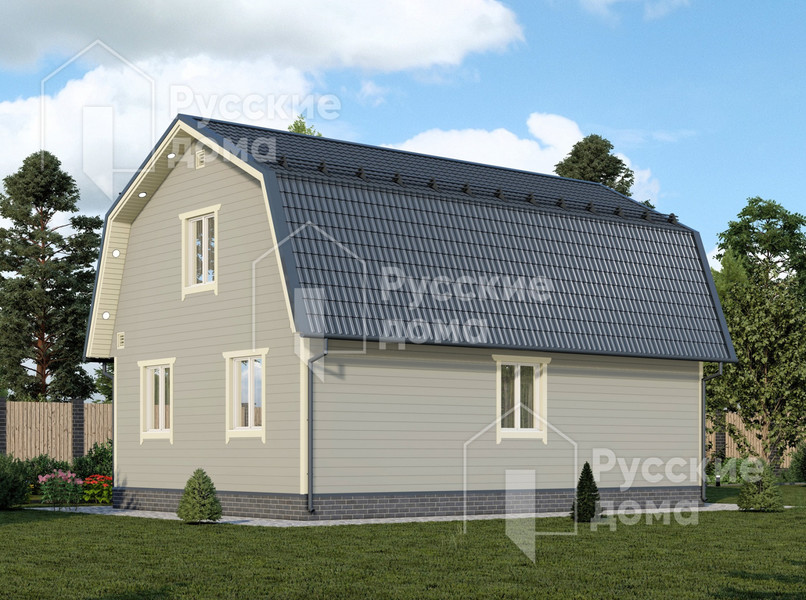 Проект каркасного дома «ДК158»