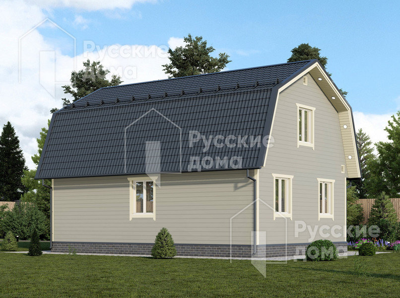 Проект каркасного дома «ДК158»