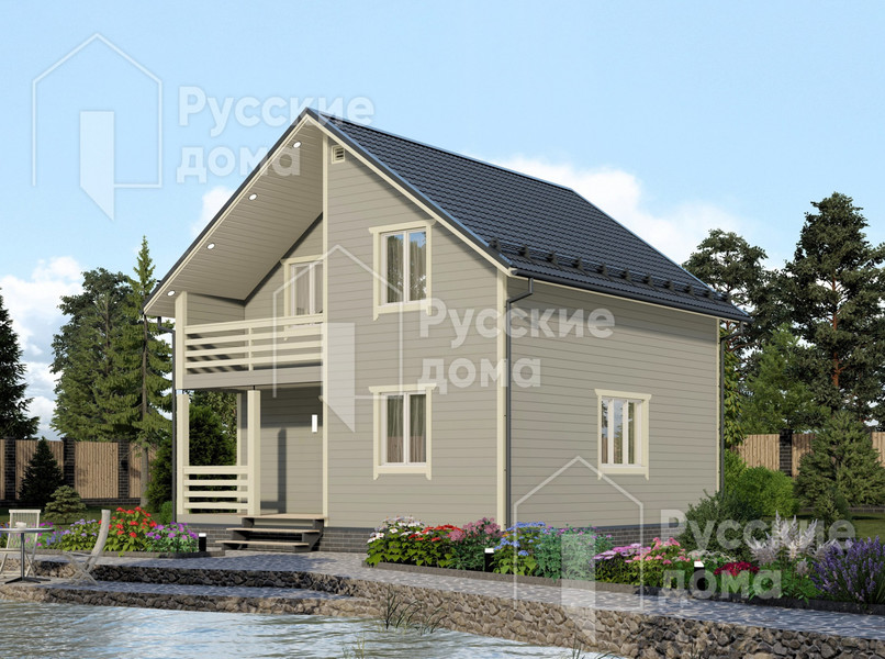 Проект каркасного дома «ДК159»