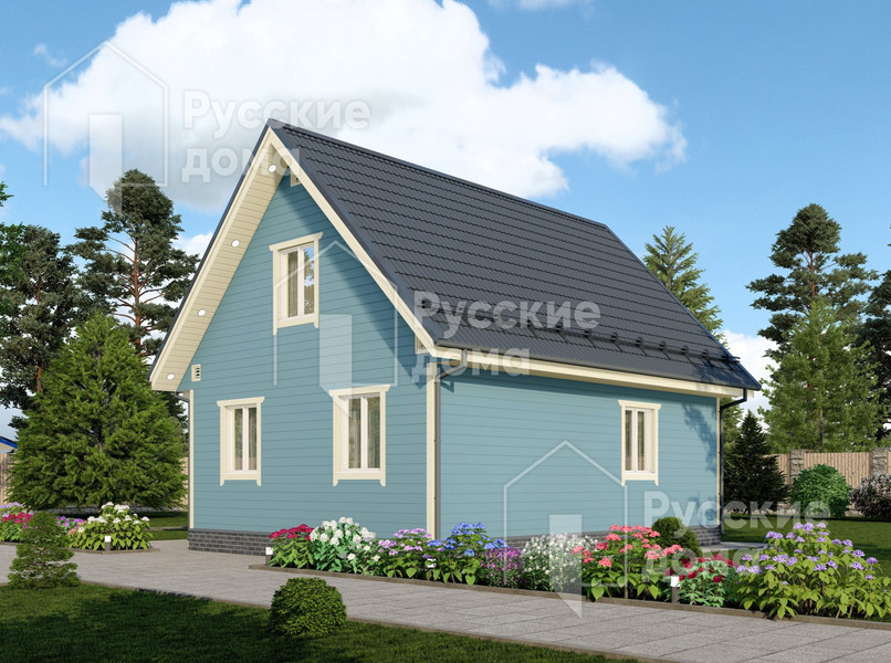 Проект каркасного дома «ДК163»