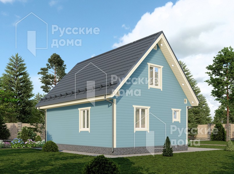 Проект каркасного дома «ДК163»