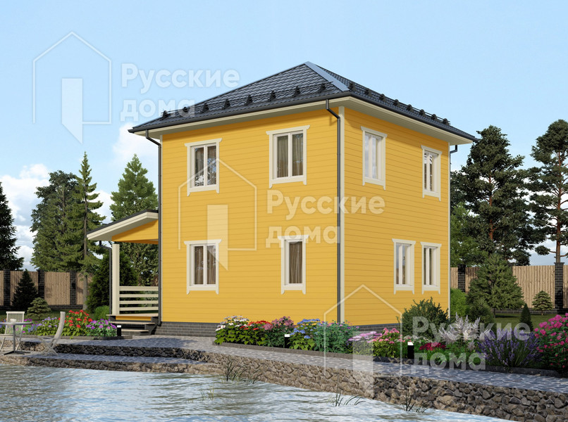 Проект каркасного дома «Клин»