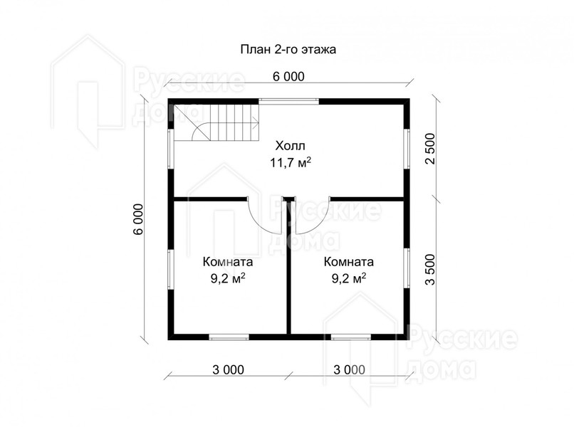 Проект каркасного дома «Клин»