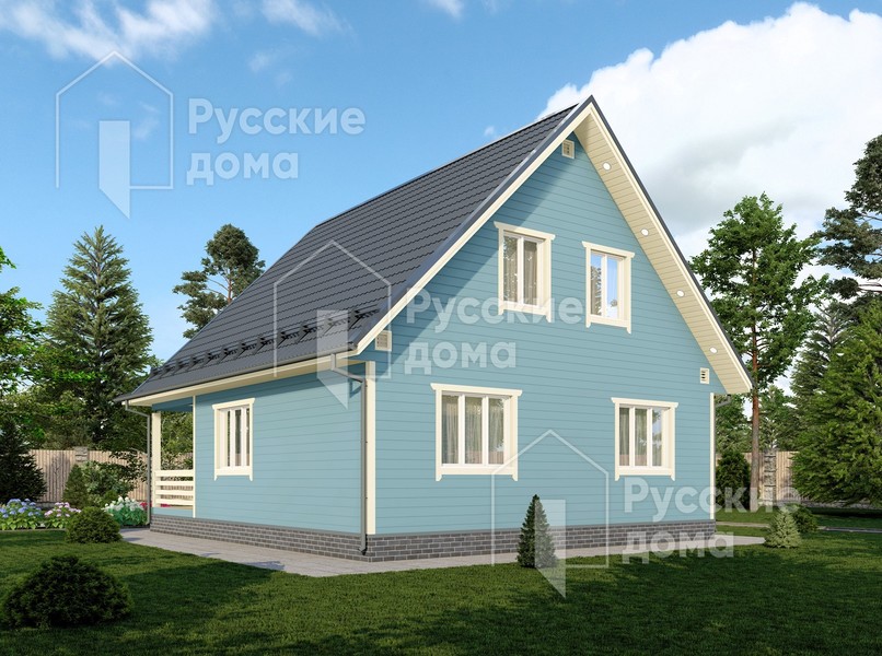 Проект каркасного дома «Кстов»