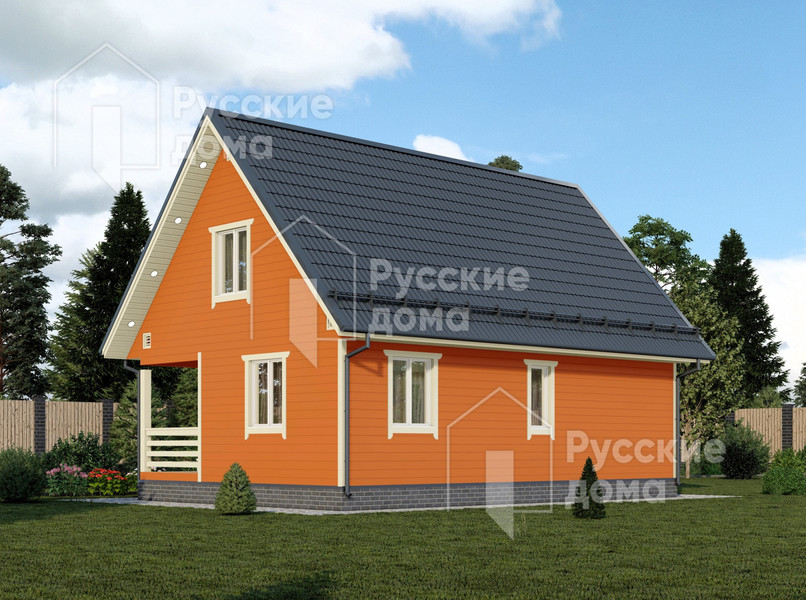 Проект каркасного дома «Лобня»